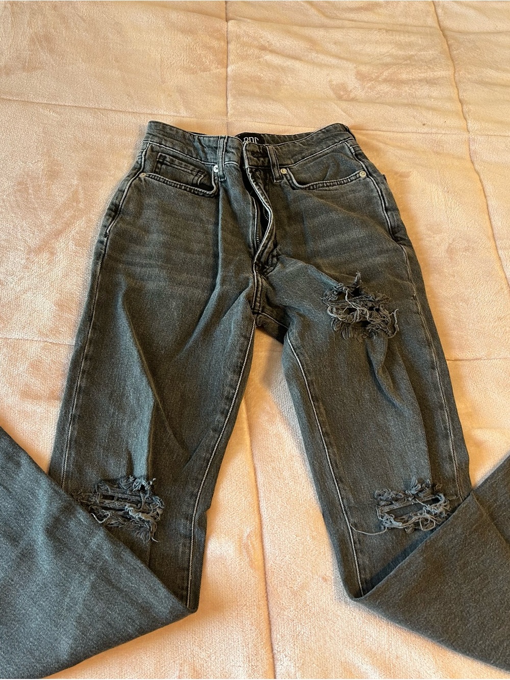 BDG Black High-Rise Flare Jeans
